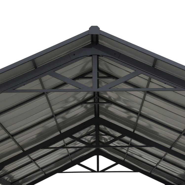 a roof of a building