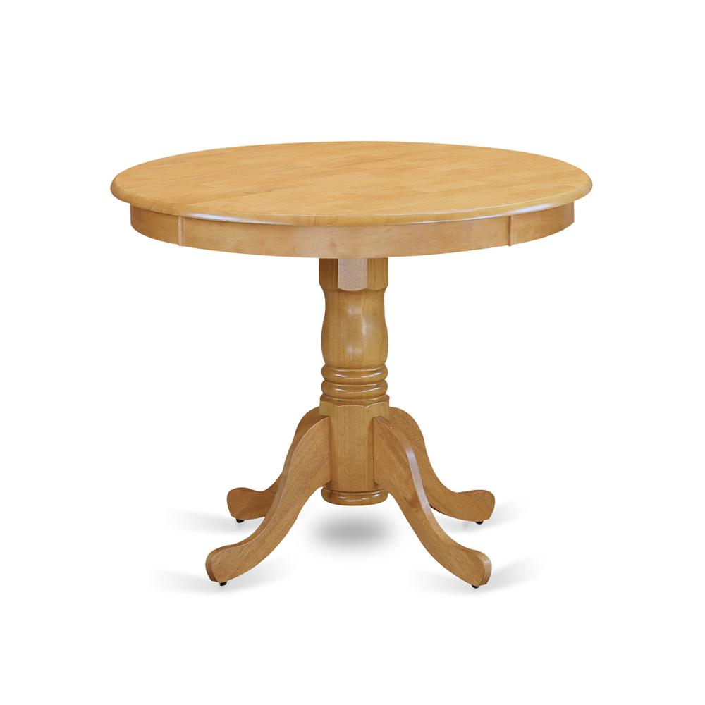 ANAV5-OAK-C 5 Pc Dinette Table set - Kitchen dinette Table and 4 Kitchen Chairs