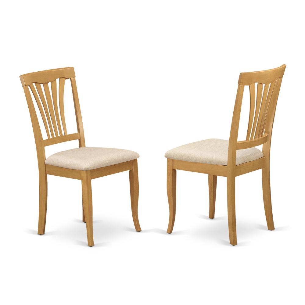 ANAV5-OAK-C 5 Pc Dinette Table set - Kitchen dinette Table and 4 Kitchen Chairs