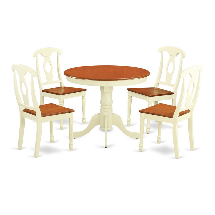a table and chairs with a white background
