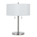 60W X 2 Calais Metal Table Lamp