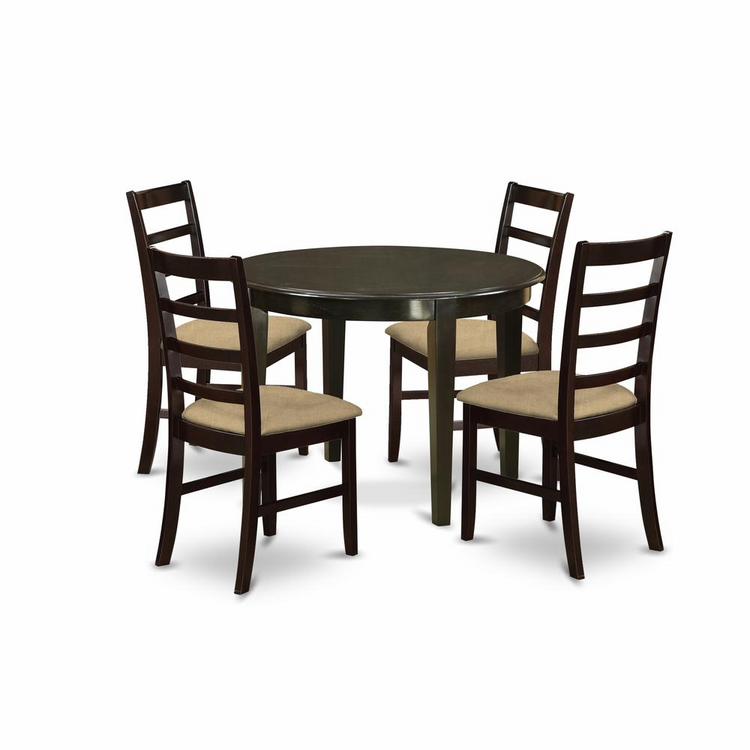 a table and chairs around each other