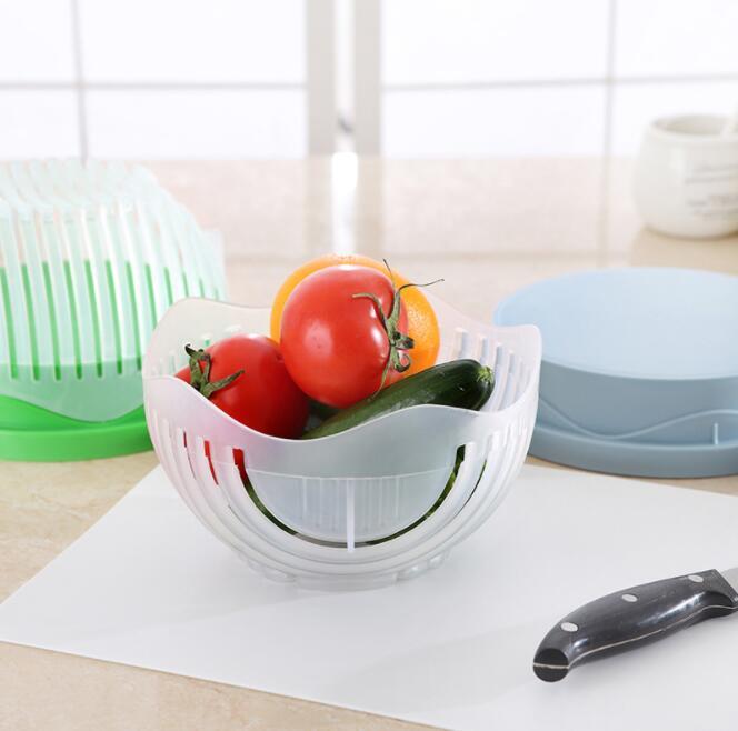 a bowl of vegetables on a counter