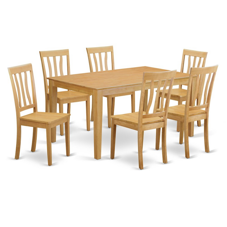 a table and chairs around each other