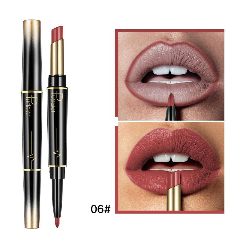 a close up of a lip liner