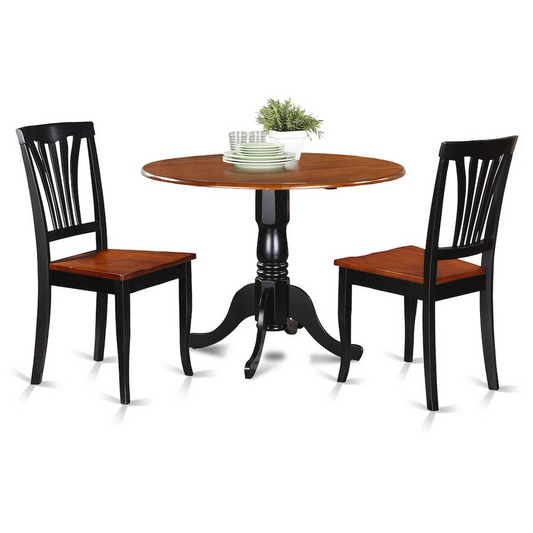 3  Pc  Kitchen  nook  Dining  set-Kitchen  Table  and  2  Kitchen  Chairs