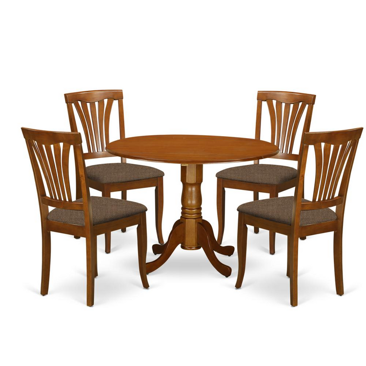 a table and chairs around each other