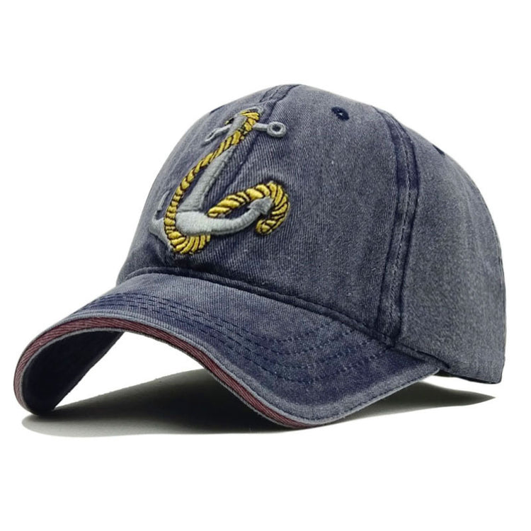 a hat with a anchor on it