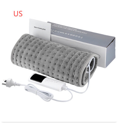 a grey electric heating pad