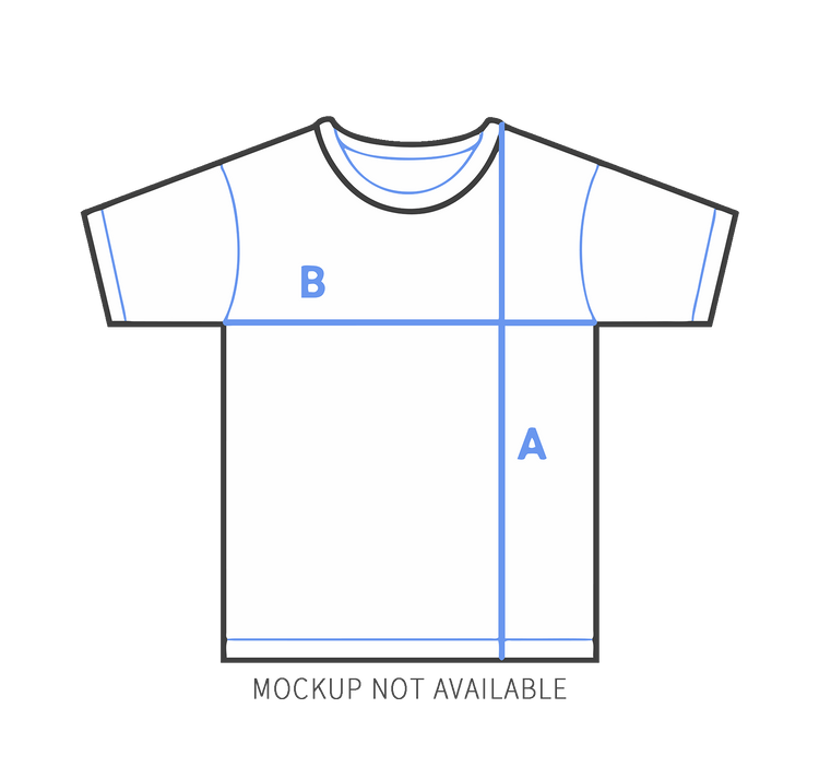 a white shirt with blue text