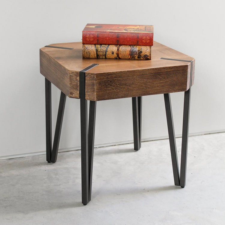 a table with books on top