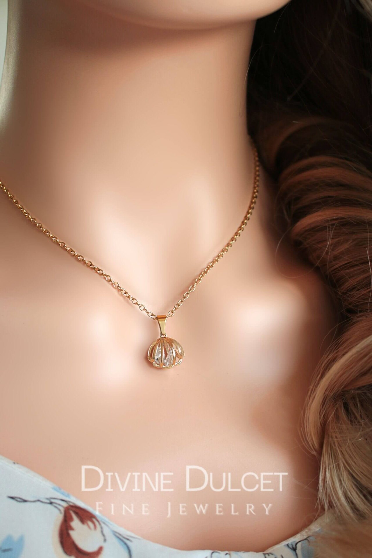 "Ocean Treasure" | 24K Seashell Necklace