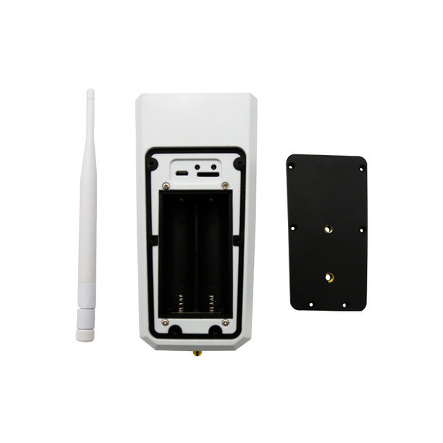a white rectangular object with a antenna