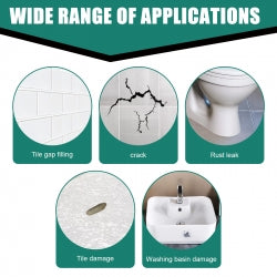Jue-Fish Tile Repair Paste Crack Repair Tile Quick Drying Adhesive Marble Bathtub Furniture Toilet
