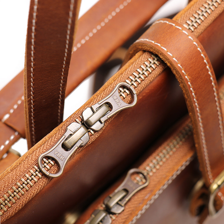 a close up of a zipper