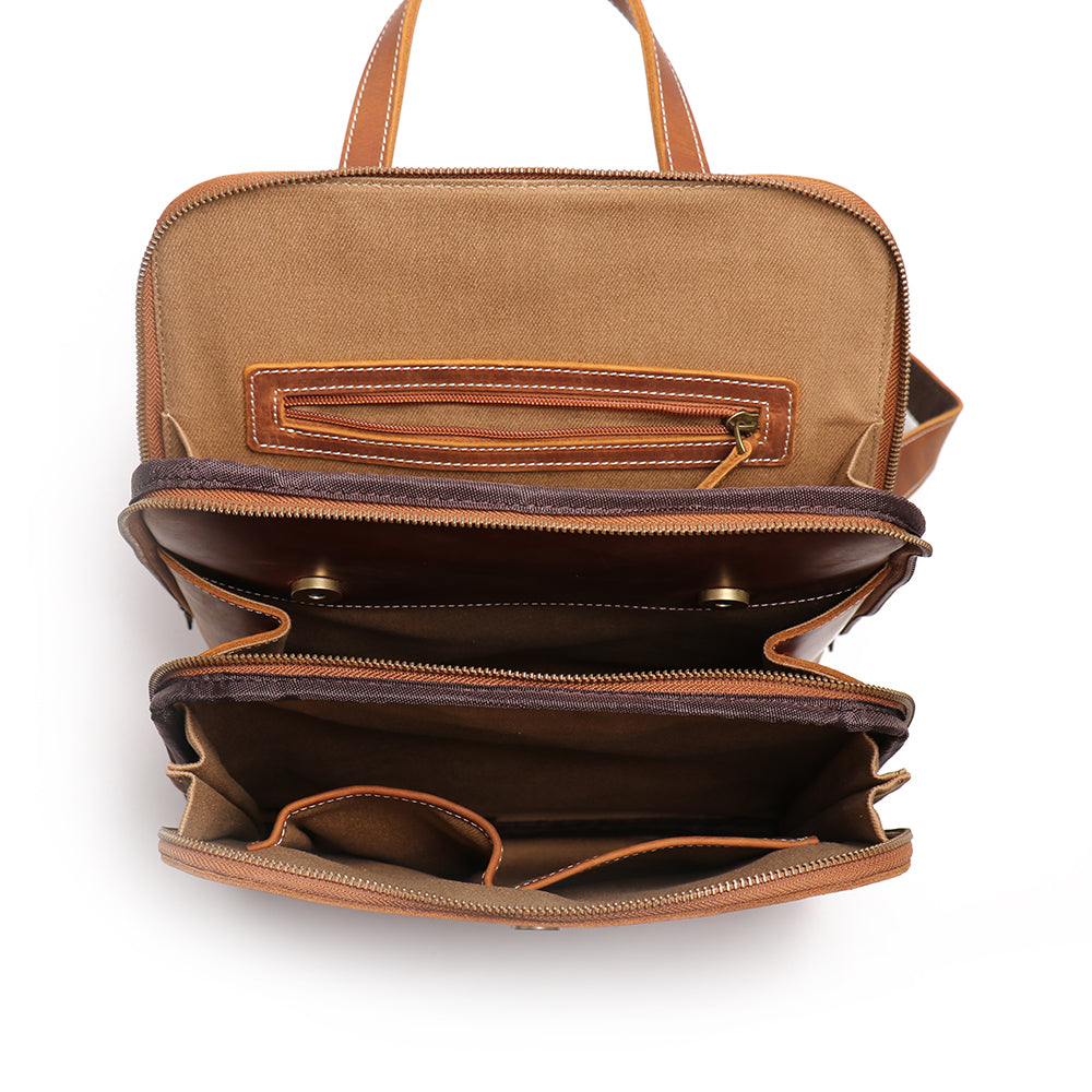 a brown bag with a handle