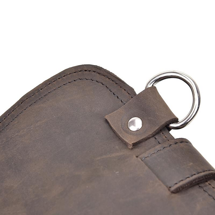 a close up of a leather wallet