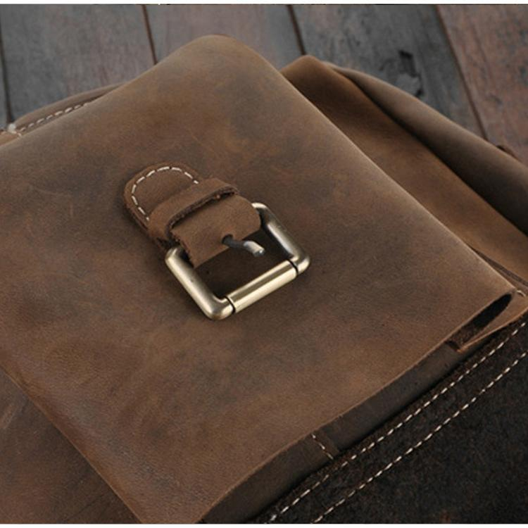 close-up of a brown bag
