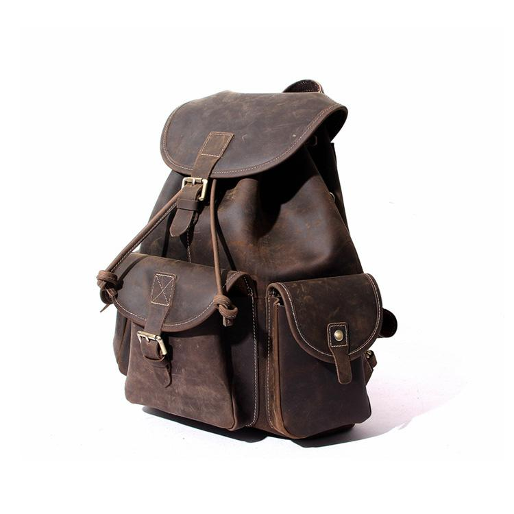 a brown backpack with straps