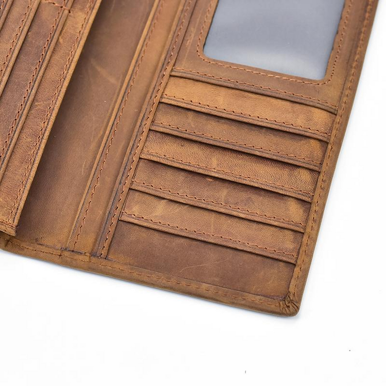 a close up of a wallet