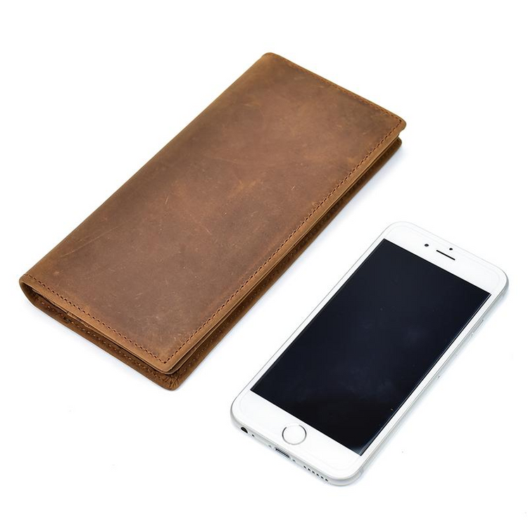 a phone next to a wallet