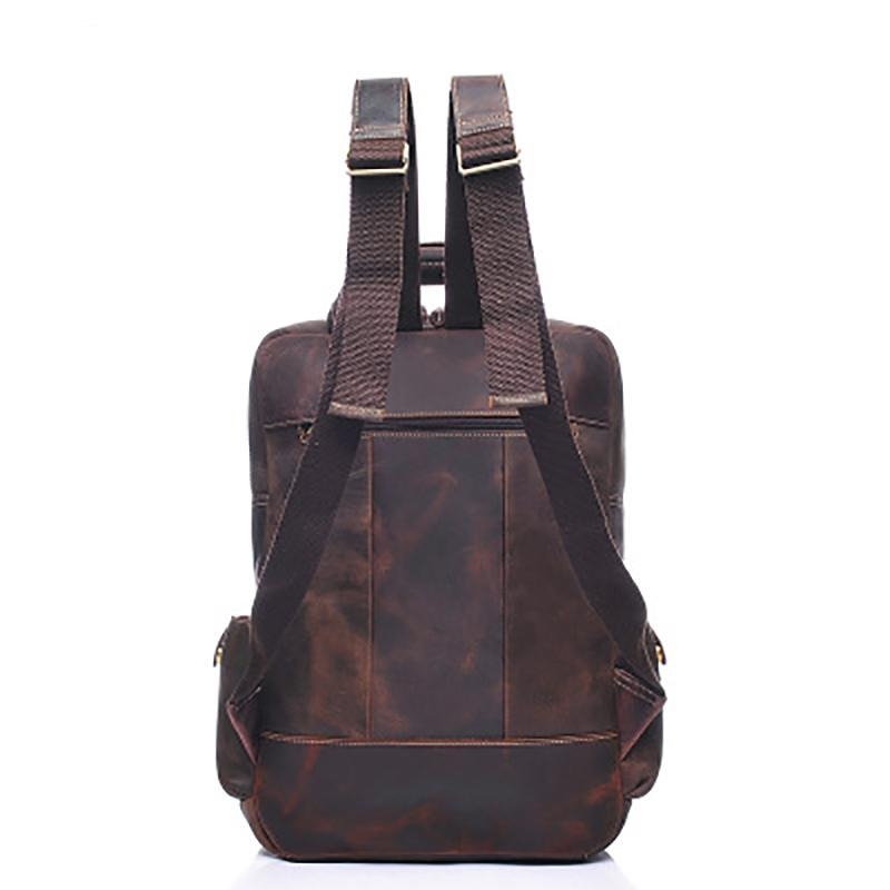 a brown backpack with straps