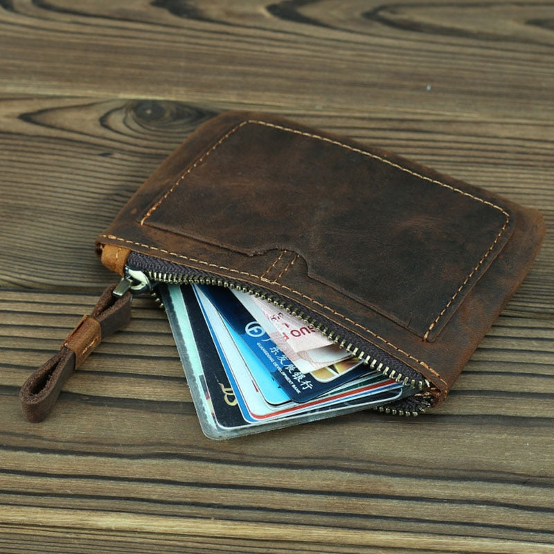 a wallet with credit cards inside