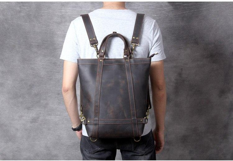 a person wearing a backpack