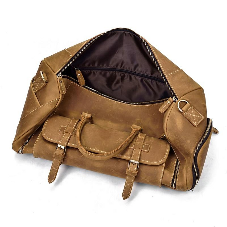 a brown bag with a handle