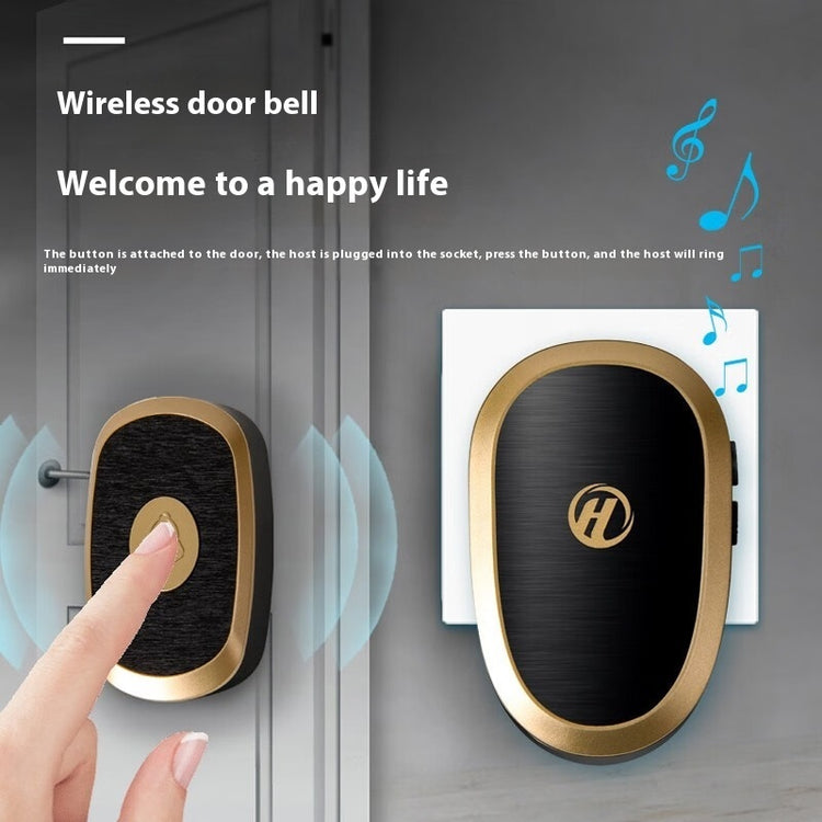 a finger pressing a button on a door