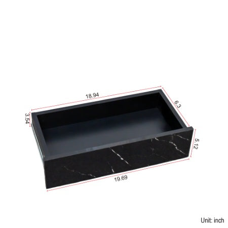 6.93IN High LED Coffee Table,Modern Coffee Table For Living Room,Living Room Tables,Large Living Room Furniture,LED Lights