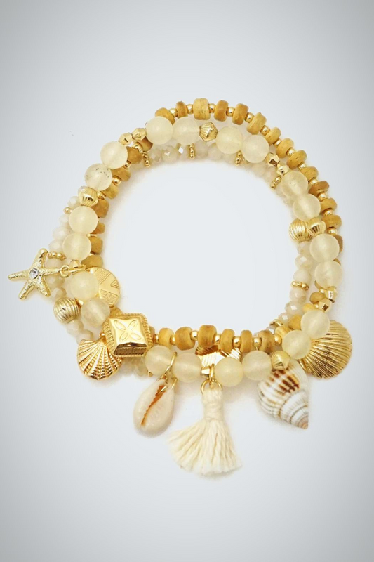 Shell Stretch Bracelet