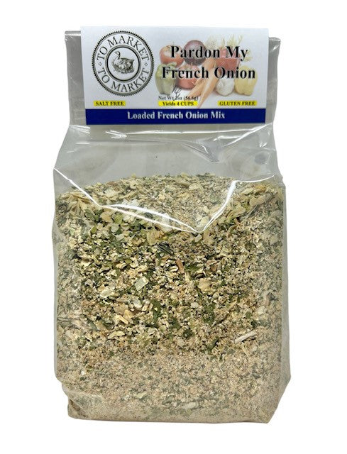 a bag of french onion mix