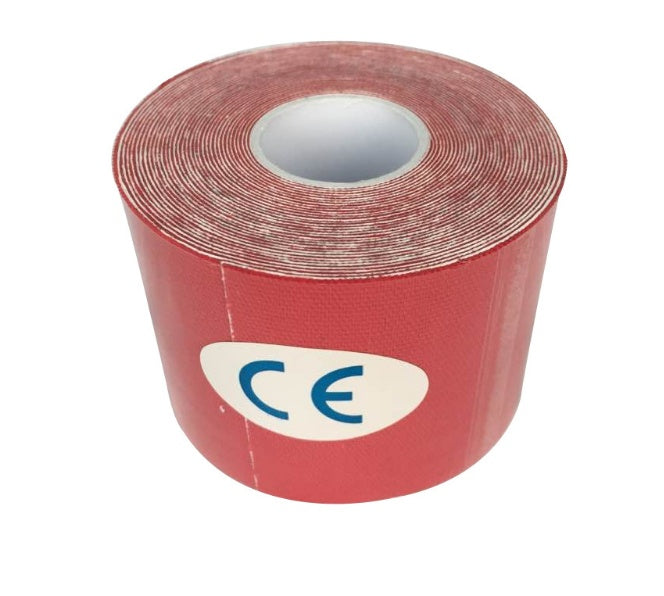 a roll of red tape