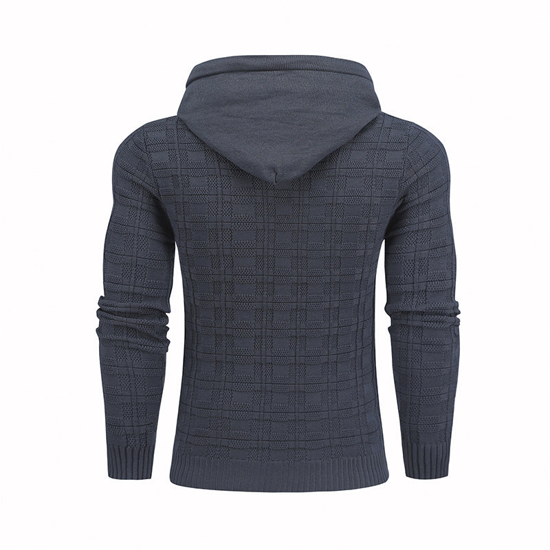 a black sweater with a hood