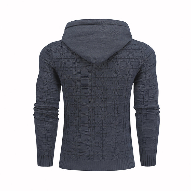 a black sweater with a hood