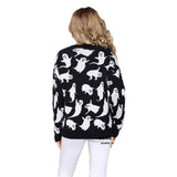 Women's Plus-Size Halloween Knit Sweater