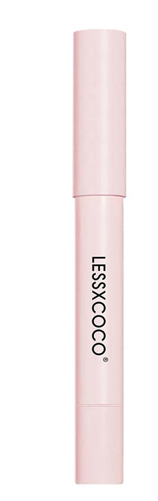 a pink tube with black text