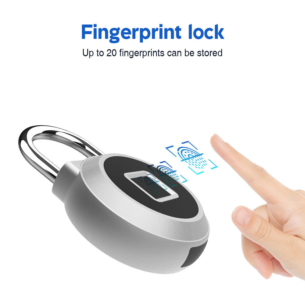 a finger touching a lock