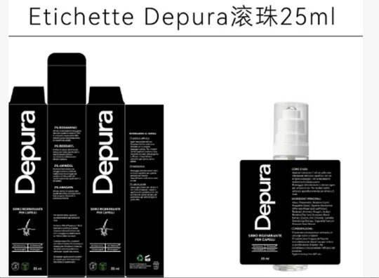 Depura Roll-On Hair Regrowth Serum 25ml Anti Hair Loss Scalp Treatment