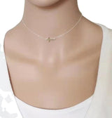 Minimalist Cross Pendant Necklace