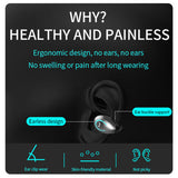 Bone Conduction Headset Bluetooth 5.0 Wireless Outdoor Semi-in-Ear Headphones US