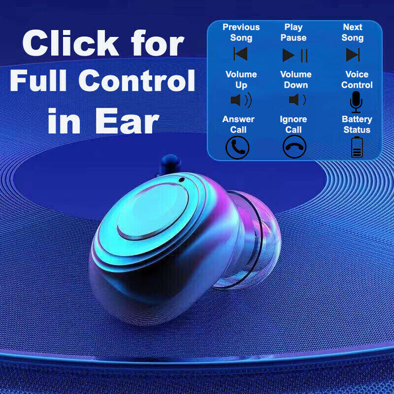 a blue earbuds with a blue background