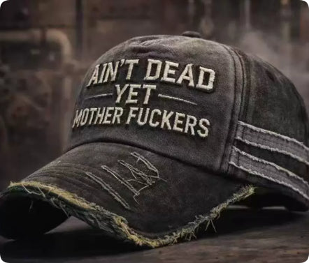 Creative And Versatile Text Printed Baseball Cap