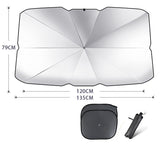 Foldable Umbrella-Style Car Windshield Sun Shade