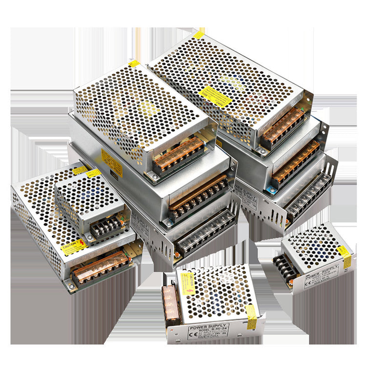 several metal boxes with holes