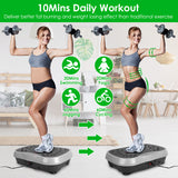 Whole-Body Vibration Exercise Platform with Resistance Bands