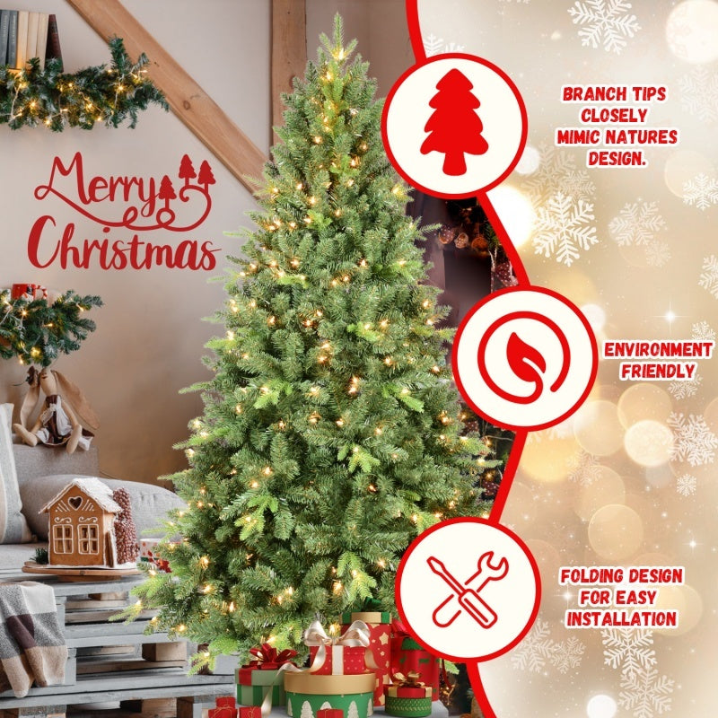 PE, PVC Christmas Tree, Green
