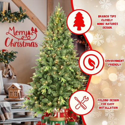 PE, PVC Christmas Tree, Green