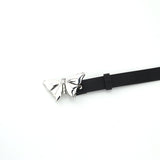 Women's Wide Belt with Butterfly Buckle